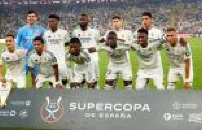 Real Madrid’s absences against Barcelona in the Spanish Super Cup final