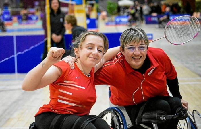 The Bretons medalists force 10 in Gien for the French para-badminton championships