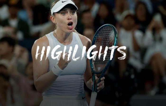 Australian Open | Badosa happy to come out in two sets against Wang: The highlights of her 1st round – Tennis Video