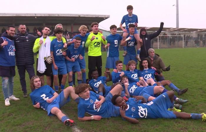 The Abbeville and Creil clubs join the round of 16 of the Gambardella Cup for the first time in their history