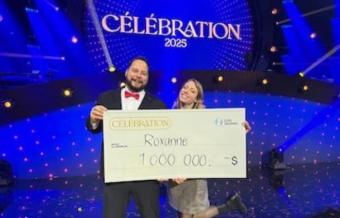 “We’re going on a trip next week!”: a 35-year-old Drummondville resident wins $1 million at the Célébration gala