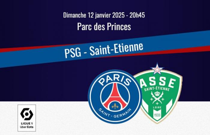 Match: PSG/Saint-Etienne, schedule, TV channel and commentators