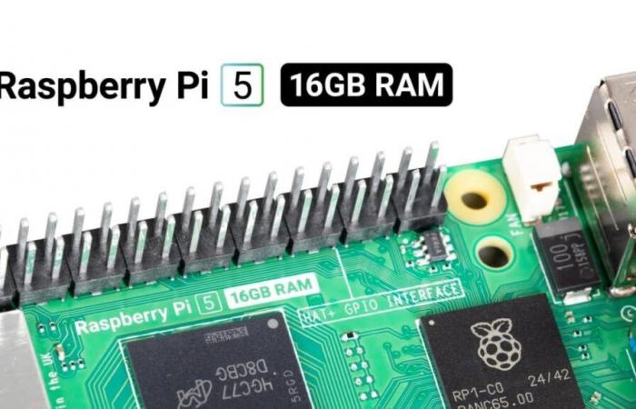 Raspberry Pi 5: a version with 16 GB of RAM for $120