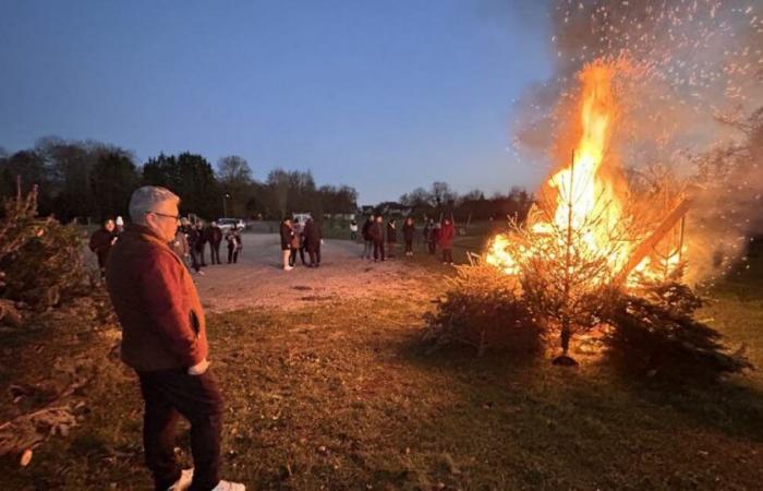 Côte-d’Or. Burning Christmas trees: polluting, prohibited but popular