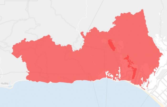 See how large the California wildfires are