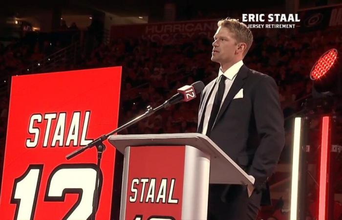 Eric Staal becomes a Hurricanes immortal