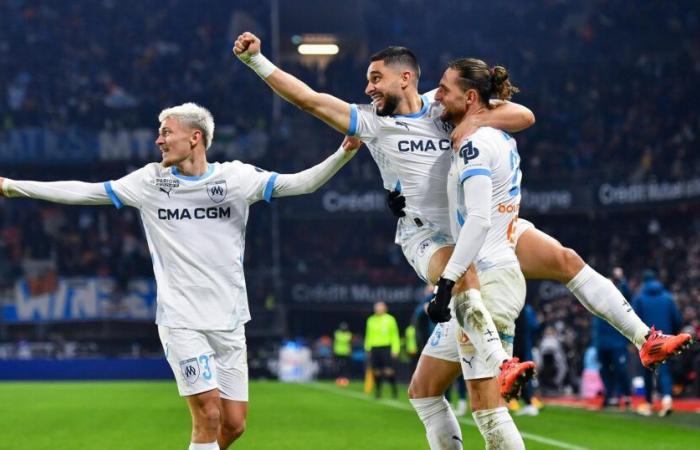 OM wins against Rennes of its former coach, Jorge Sampaoli (1-2) and consolidates its second place