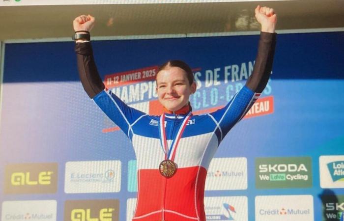 Cycling: Béarnaise Lucie Elizalde, French cyclo-cross champion!