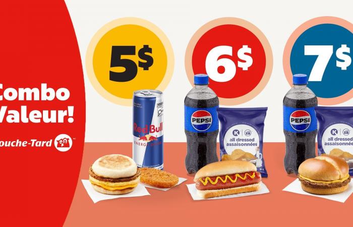 Couche-Tard launches three new combos and the prices are very affordable