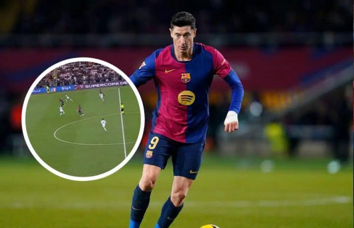 Lewandowski scores in El Clasico! He previously had an assist [WIDEO]