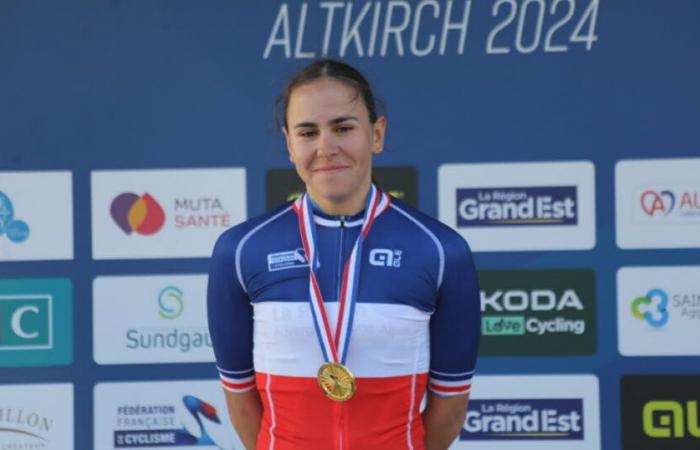 Cyclo-cross. Célia Géry, French junior champion… two medals in one race!