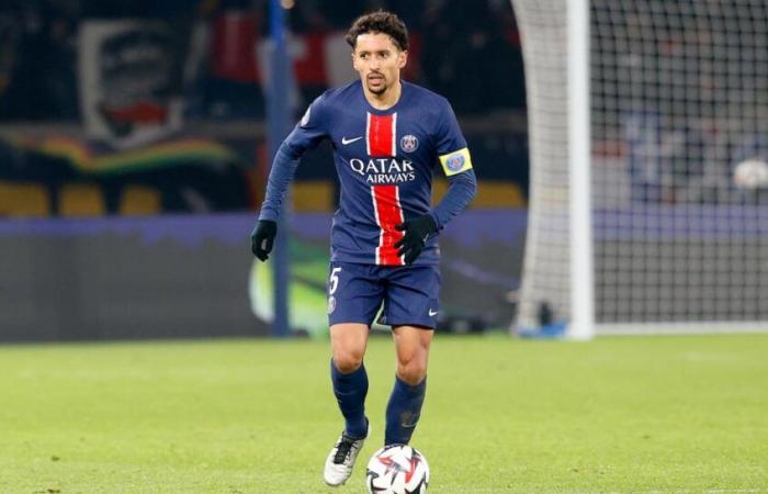 the group for the Saint-Étienne reception, Marquinhos package