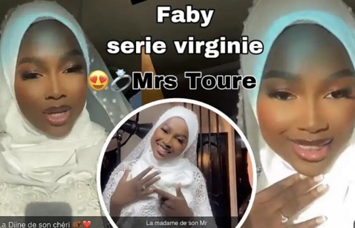 Faby from “Virginie” celebrates her wedding in elegance