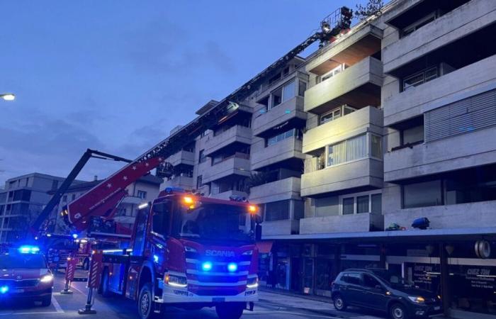 Fire in downtown Sierre: 50 residents evacuated