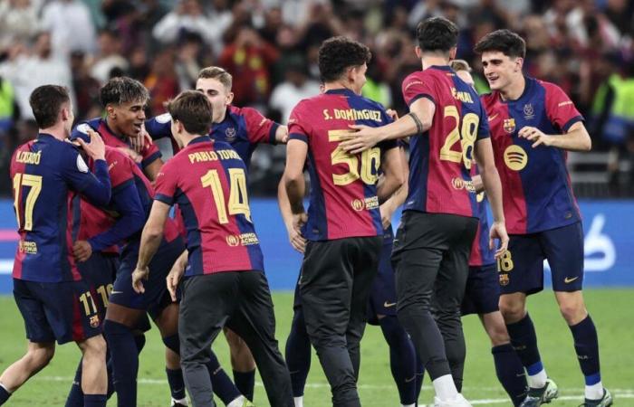 Barcelona overwhelms Real Madrid 5-2 and wins the Spanish Super Cup