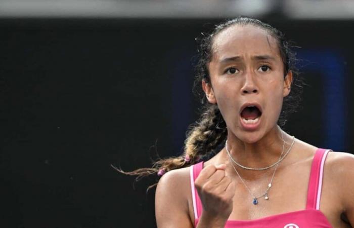 Australian Open: nine hours after the first point of the match, Leylah Fernandez did well