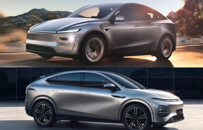 The Tesla Model Y Juniper still dominated by the XPENG G6?