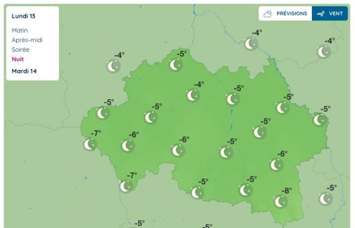 Allier (weather) – What will the weather be like on Monday January 13, 2025?