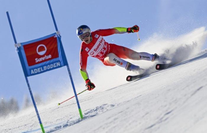 Odermatt wins the Adelboden giant ahead of Meillard