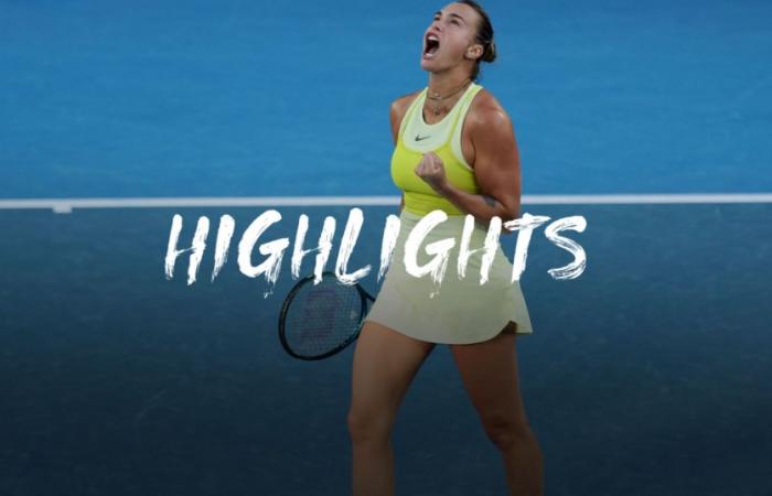 Australian Open | Sabalenka held her place against Stephens: video highlights – Tennis Video