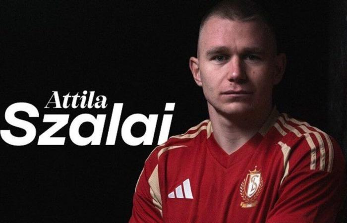 Attila Szalai was loaned by Standard Liege