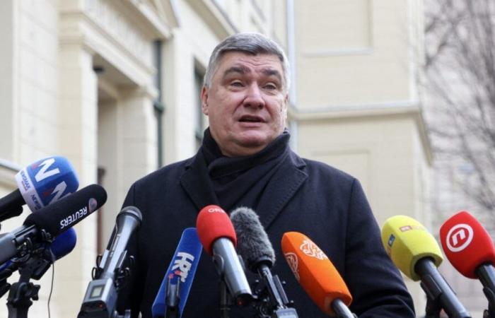 outgoing head of state Zoran Milanovic headed for landslide victory