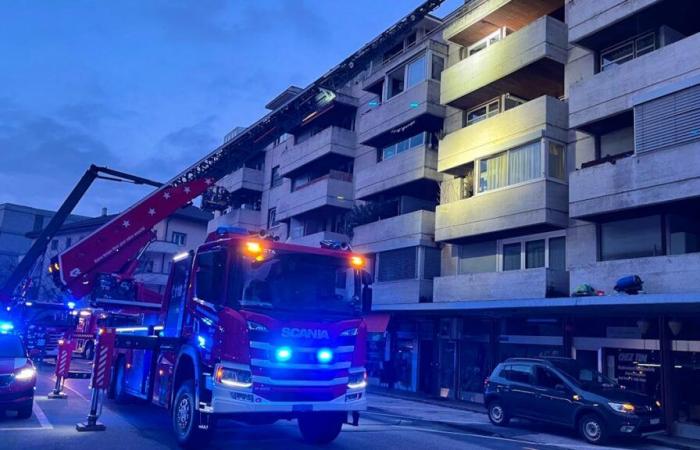 Sierre: Fire in the city center, 50 evacuations