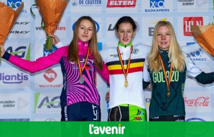 The Gochenéenne Laurine Demeulemeester 3rd in the Belgian Championship