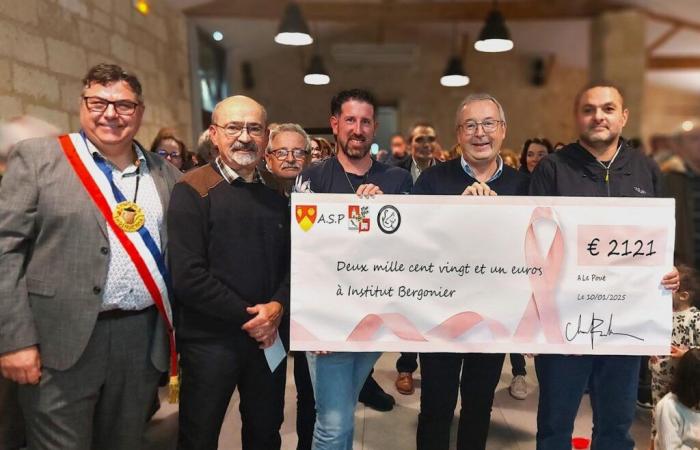 the Bergonié Institute, which fights cancer, receives a support check