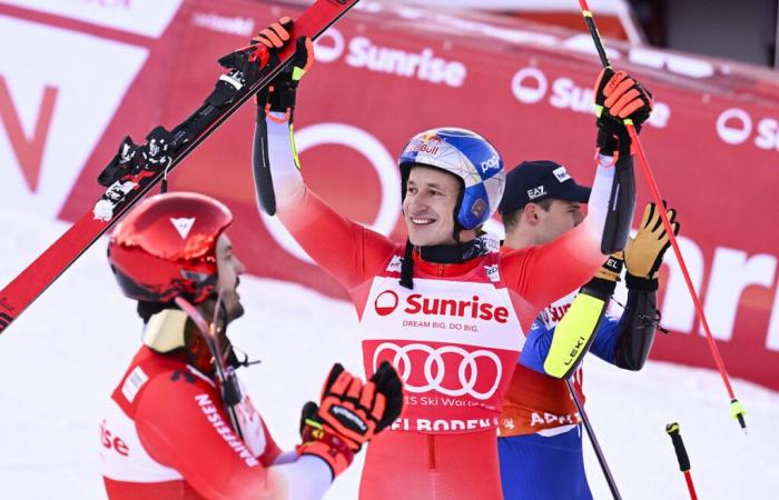 Swiss double in Adelboden! Marco Odermatt wins ahead of Loïc Meillard