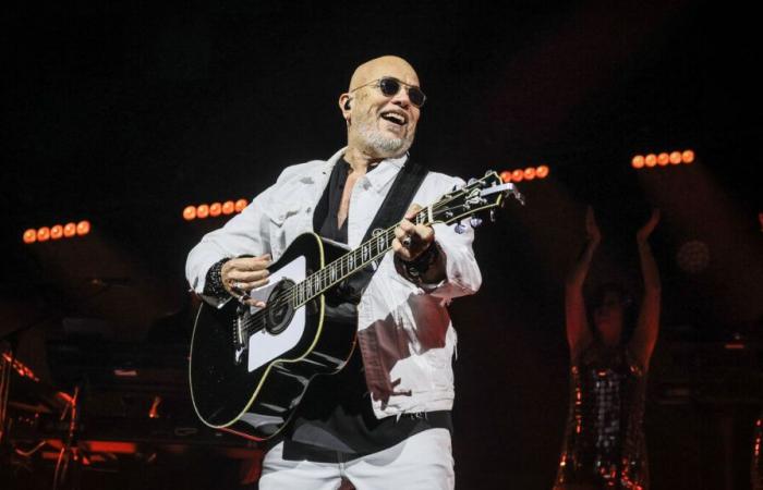 Pascal Obispo in concert at the Accor Arena: Zazie, David Hallyday and giant cake to celebrate his 60th birthday