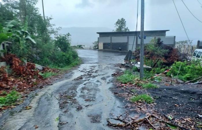 torrential rains fall on Mayotte, less than a month after the devastating passage of Chido