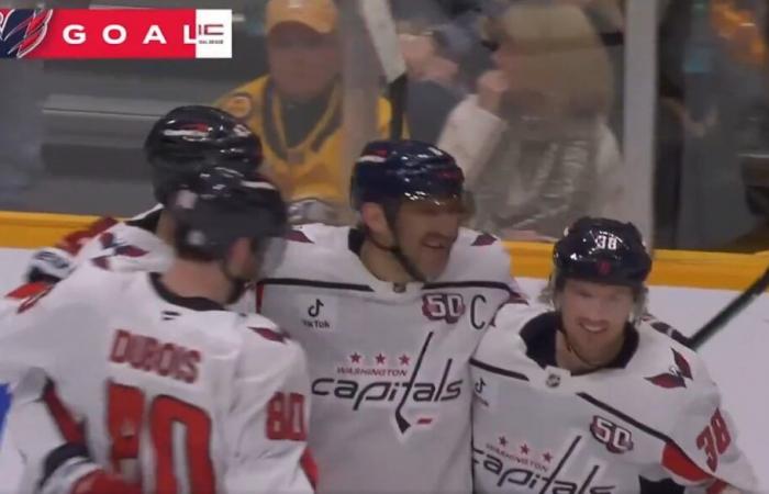 20th consecutive season of 20 or more goals for Alex Ovechkin