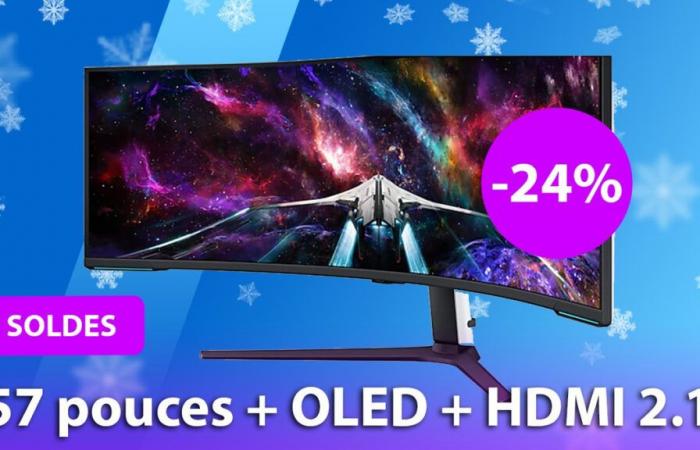 Sales: a promotion of more than €500 on the ultimate Samsung PC screen! The huge 57-inch, 240 Hz Neo G9 is available