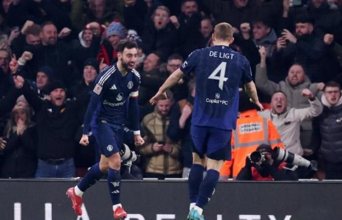 Long reduced to 10, Manchester United eliminates Arsenal on penalties in the FA Cup