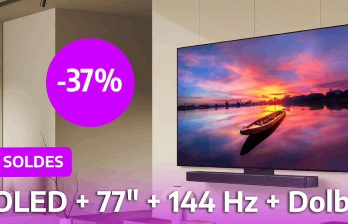 LG C4: The queen of 4K OLED TVs is on sale at -37% in its 77-inch version!