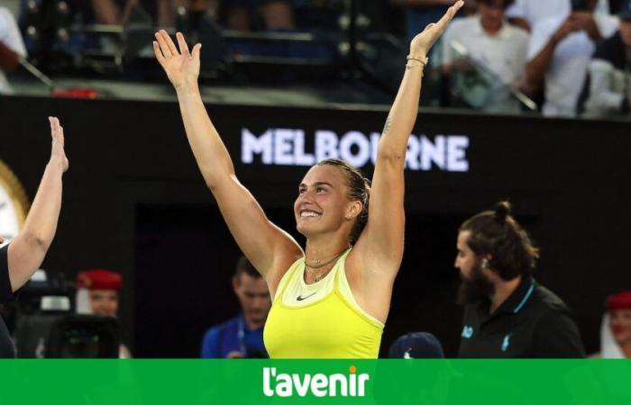 Australian Open: title holder Aryna Sabalenka quick to enter the fray