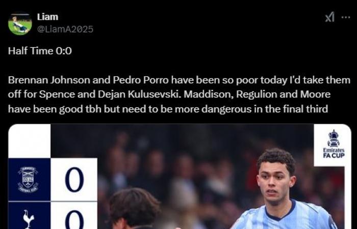 Pedro Porro ‘needs to be released’ as Tottenham fans rip star apart v Tamworth