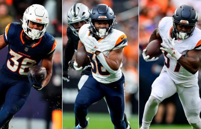 Broncos RB depth chart: Where Tyler Badie, Audric Estime rank in Denver’s backfield in wild-card matchup vs. Bills