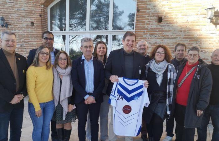 Rugby. Florian Grill, president of the French rugby federation, in the heart of steeple rugby