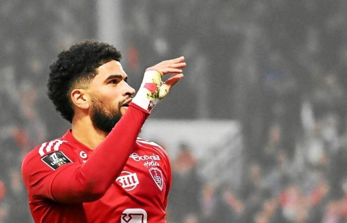 Brest – Lyon: author of the opener, Mahdi Camara cheers the Lyon supporters [Vidéo]