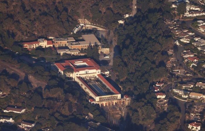 the Getty Museum, a “fortress” designed to resist flames