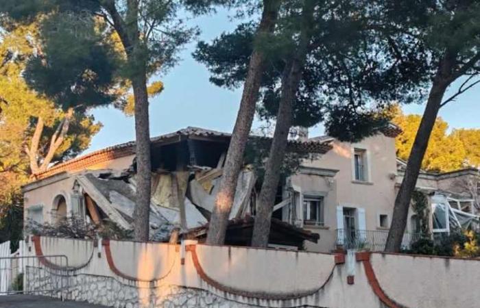 Gas explosion, a house partly blown up in Carry-le-Rouet, two lightly injured and one more seriously injured