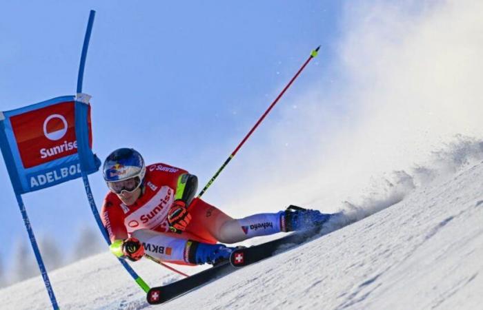 Giant slalom in Adelboden: Meillard in the lead ++ Odermatt keeps his deficit within limits ++ Tumler also in the lead