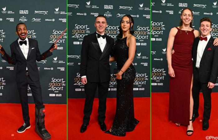 Remco Evenepoel shines with Oumi, Abdi provides a cheerful note: Sports gala welcomes top players on the red carpet