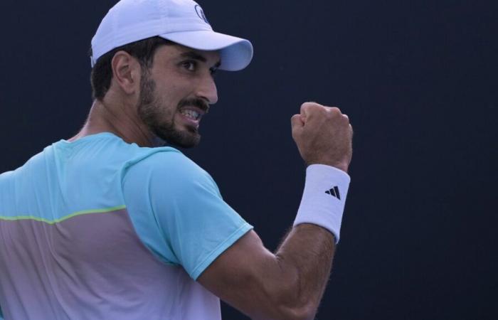 Hady Habib becomes the first man representing Lebanon to win a Grand Slam singles match