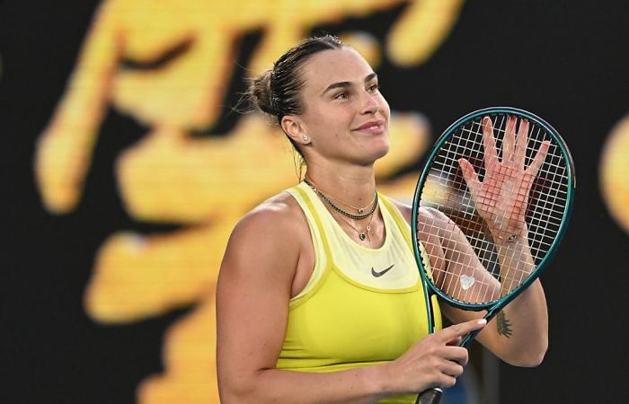 An almost uneventful start for Aryna Sabalenka