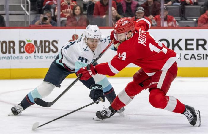 Sunday in the NHL | A seventh win in a row for the Red Wings who crush the Kraken