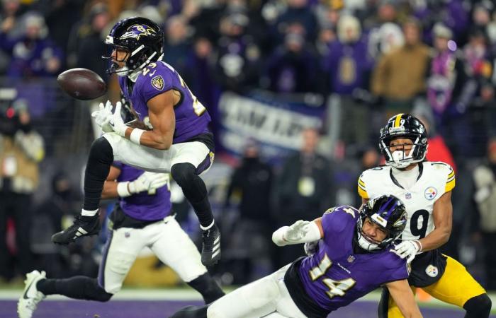 Ravens bully the Steelers in the first half and don’t look back in 28-14 wild-card victory