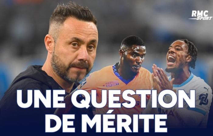 OM: “It’s meritocracy”, De Zerbi explains his player choices – RMC Sport